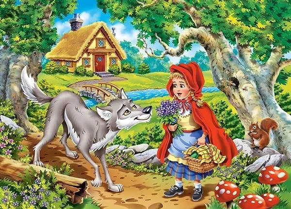Puzzle Castorland Little Red Riding Hood, 60 MIDI piese foto