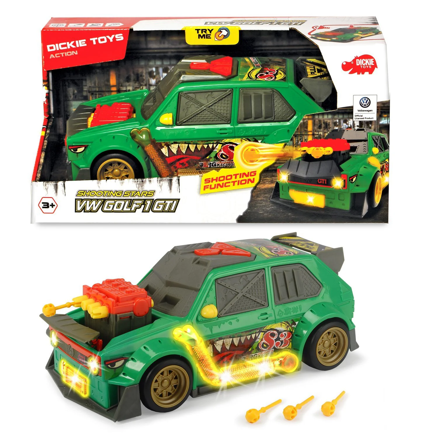 Masinuta Dickie Volkswagen Golf 1 GTI, 26 cm