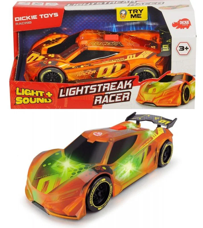 Masina de curse Dickie "Lightstreak Racer", 20 cm foto