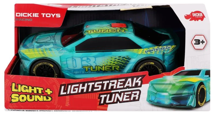 Masina de curse Dickie "Lightstreak Tuner", 20 cm foto