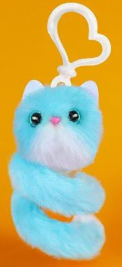 Мягкая игрушка Pomsies Котенок Минти на клипсе, 10 см