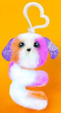 Мягкая игрушка Pomsies Песик Догги на клипсе, 10 см