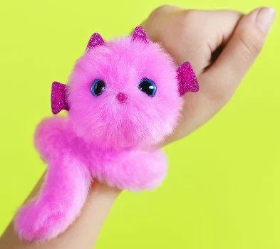 Мягкая игрушка Pomsies Дракончик Зу на клипсе, 10 см