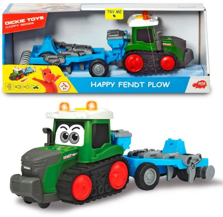Tractor Dickie "Happy Fendt Plow" cu sunete si lumini foto