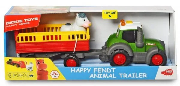 Tractor Dickie "Remorca fericita pentru animale" foto