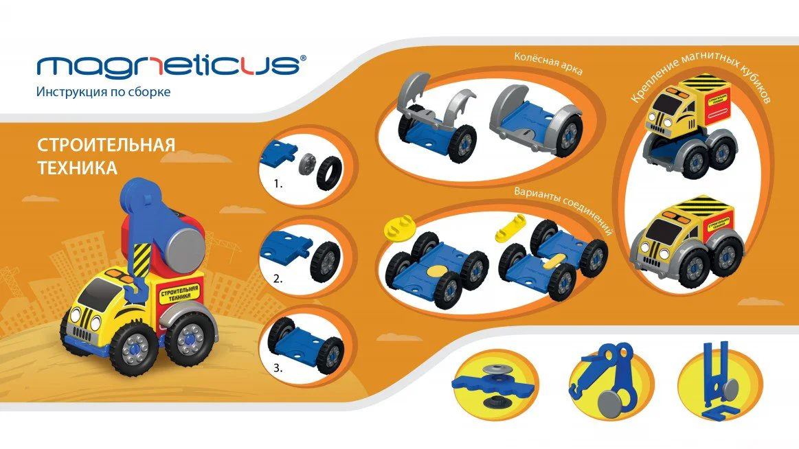 Constructor magnetic Magneticus "Echipamente de constructii"