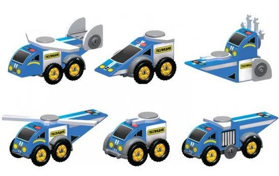 Constructor magnetic Magneticus "Auto politie"