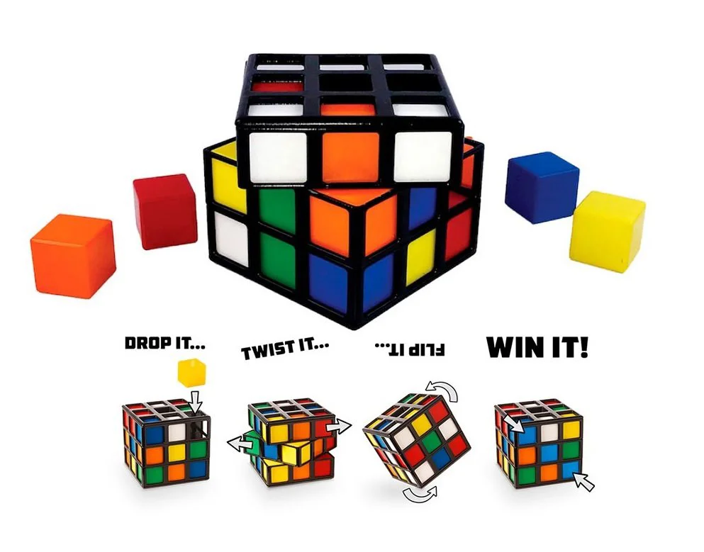 Joc educativ Rubik's Cage Trei in rand foto