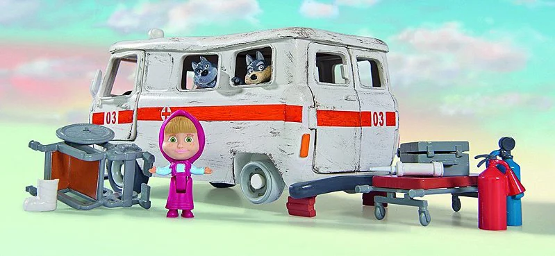 Игровой набор Simba Маша и Медведь  "Скорая помощь"