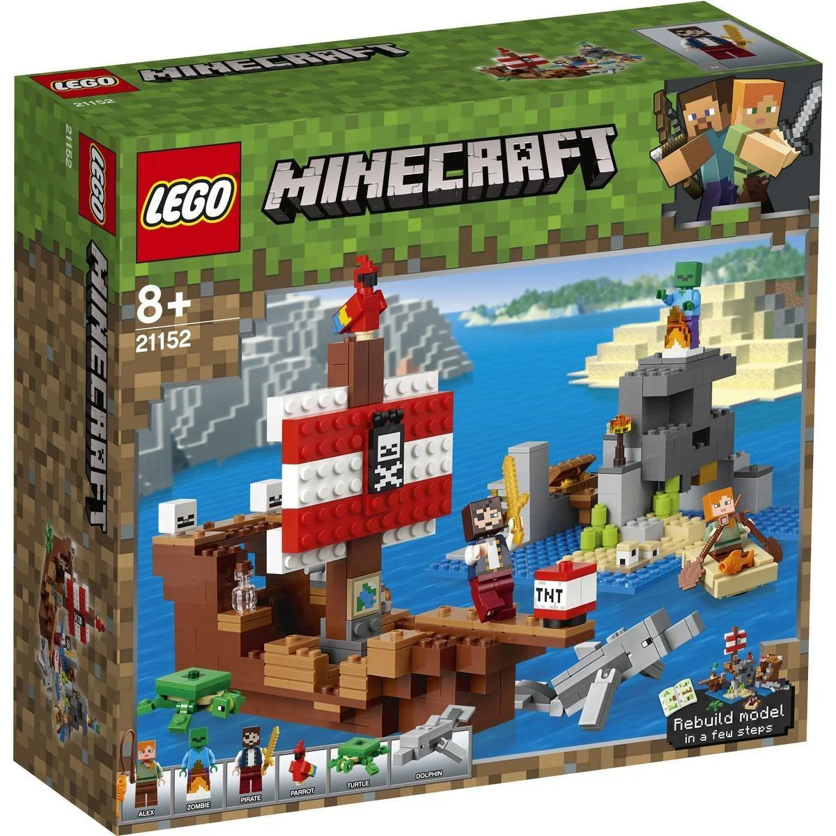 LEGO Minecraft - The Pirate Ship Adventure foto