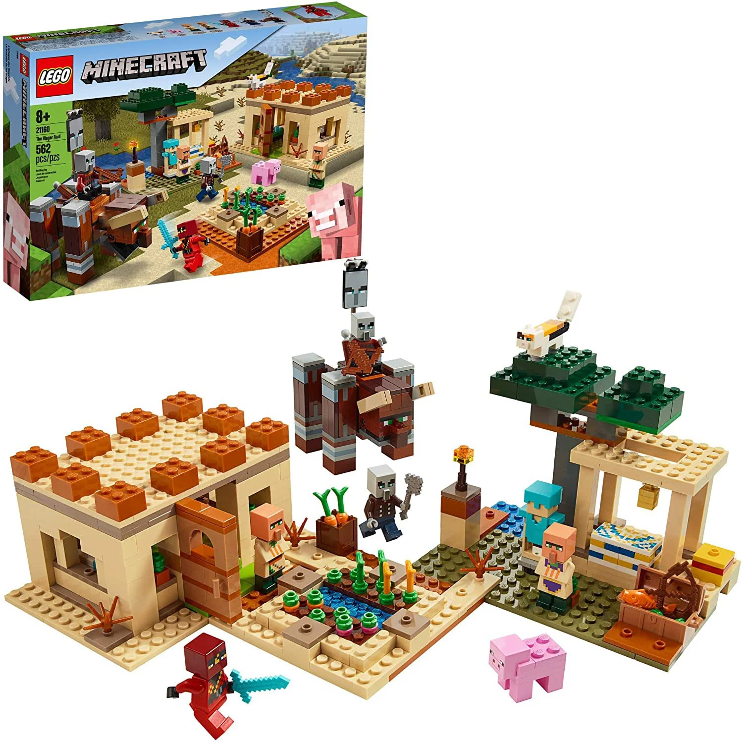 LEGO Minecraft - The Illager Raid foto