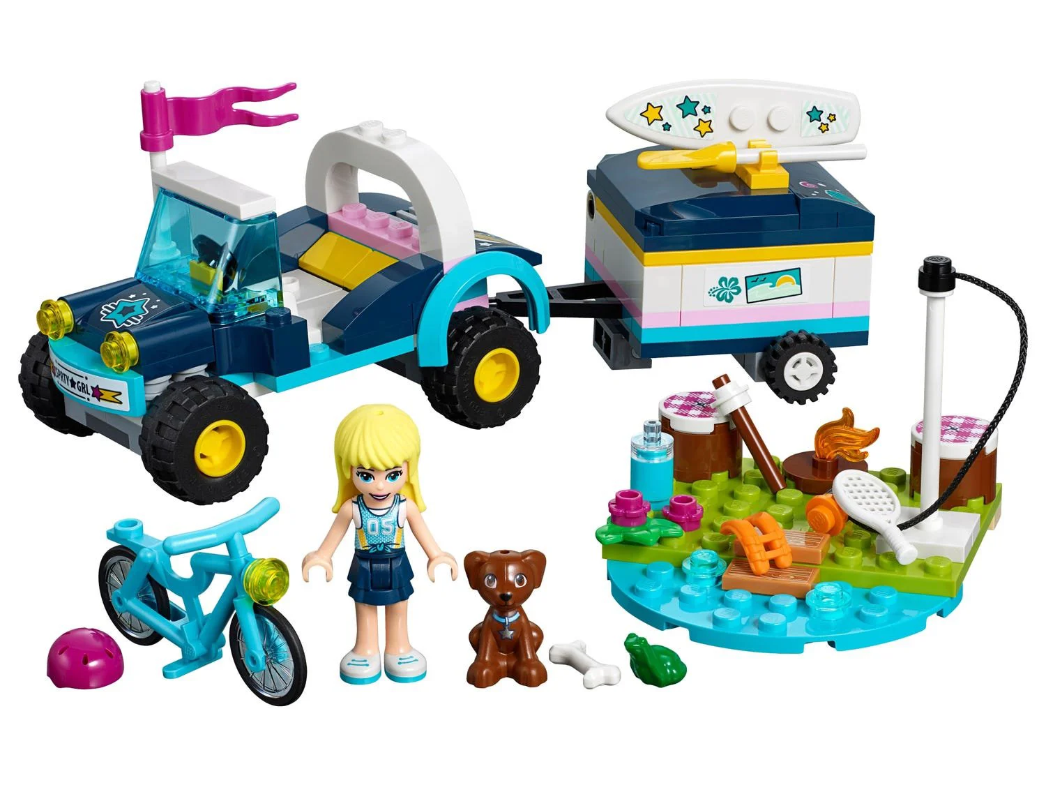 LEGO Friends - Stephanie's Buggy & Trailer foto