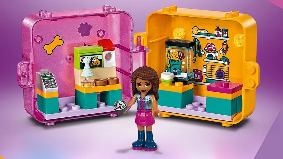 LEGO Friends - Andrea's Shopping Play Cube foto