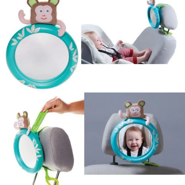 Oglinda in masina pentru control parental al copilului Taf Toys Tropics foto