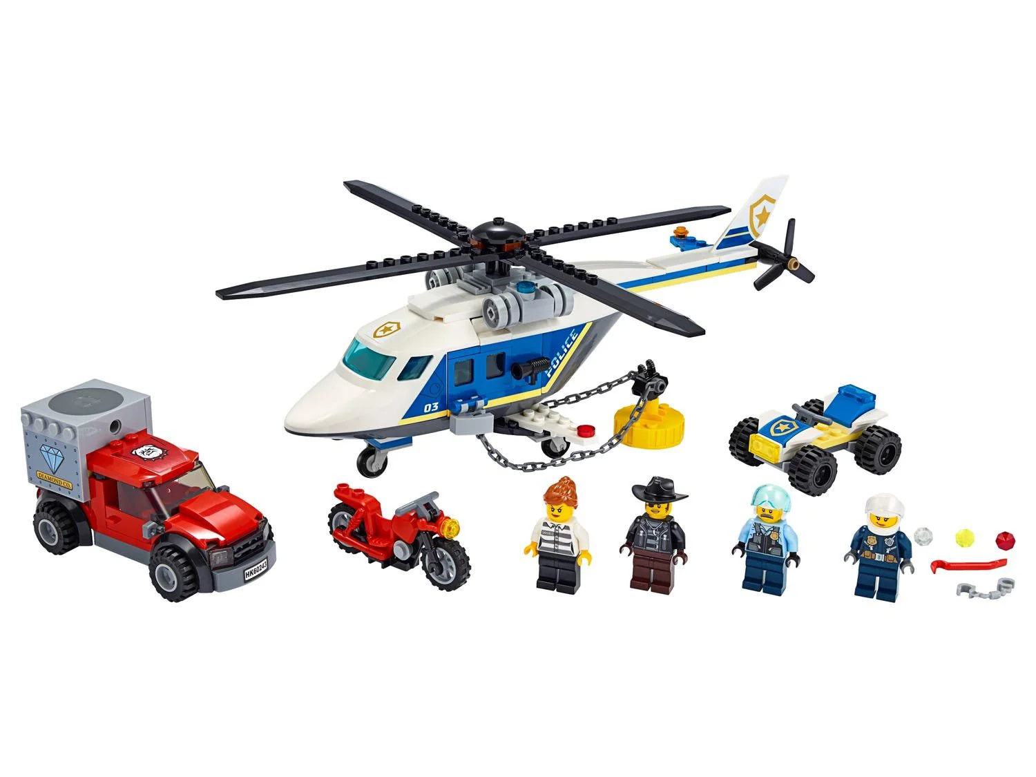 LEGO City - Police Helicopter Chase foto