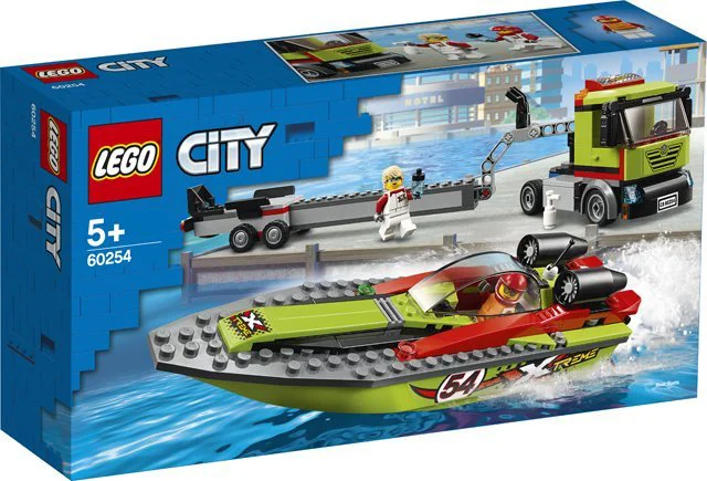 LEGO City- City Race Boat Transporter foto