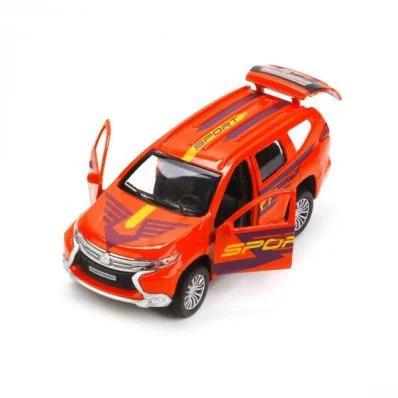 Masina cu inertie Technopark Mitsubishi Pajero Sport (orange, 1:32) foto