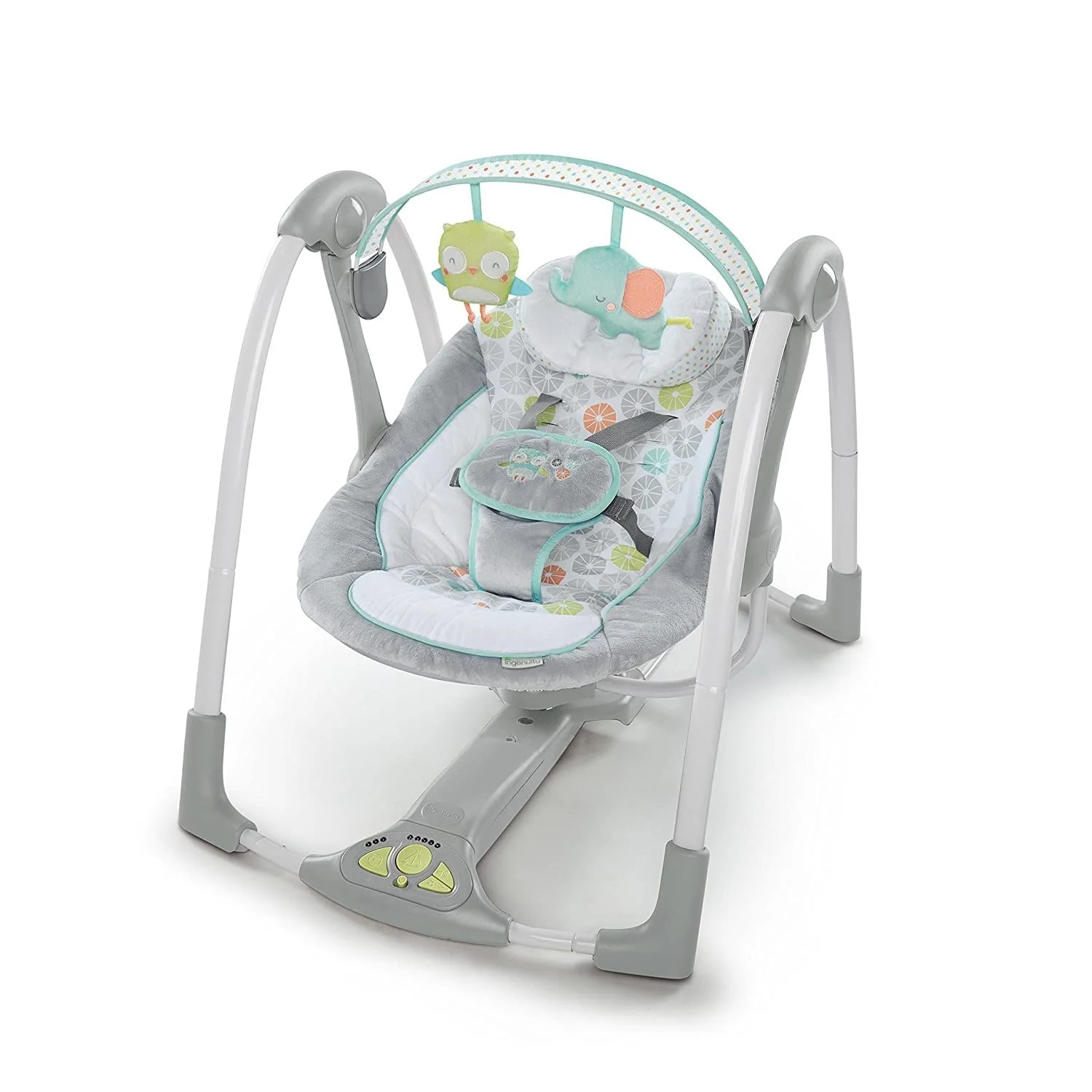 Музыкально-электронные качели 2 в 1 Bright Starts Ingenuity Raylan
