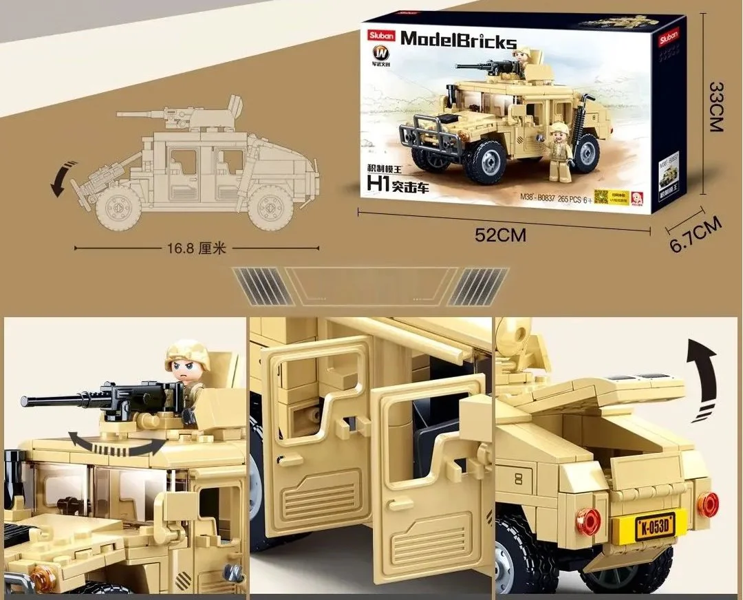 Constructor Sluban Model Bricks, Hummer H2 foto