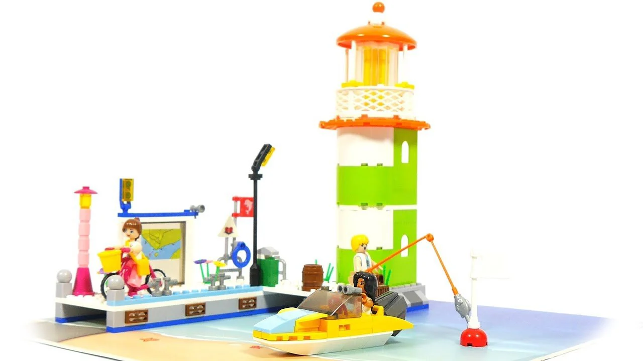 Constructor Sluban Girl's Dream, Lighthouse and Pier foto
