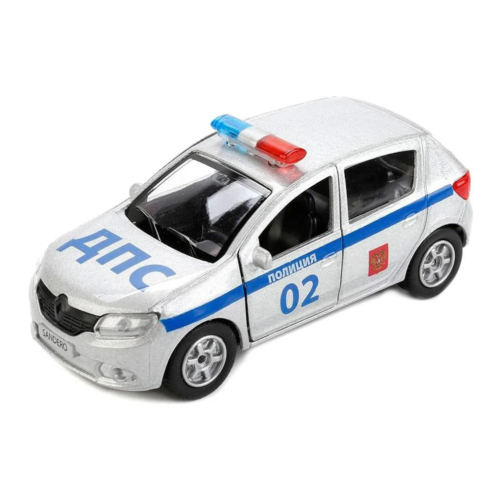 Masina cu inertie Technopark Renault Sandero Politie foto