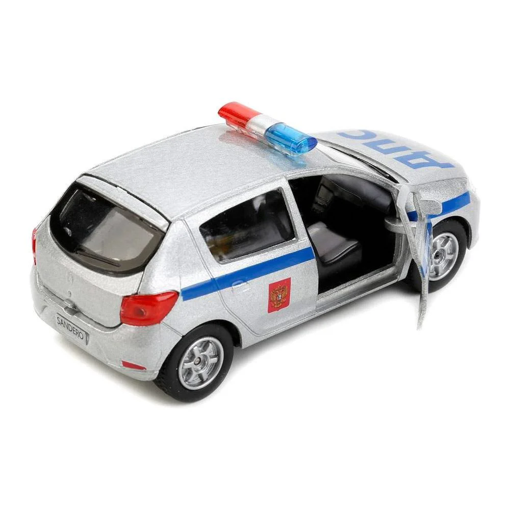 Masina cu inertie Technopark Renault Sandero Politie foto