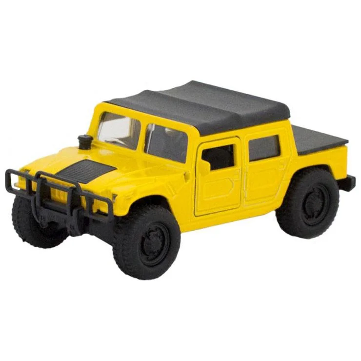 Masina cu inertie Technopark Hummer H1 (galben, 1:32) foto