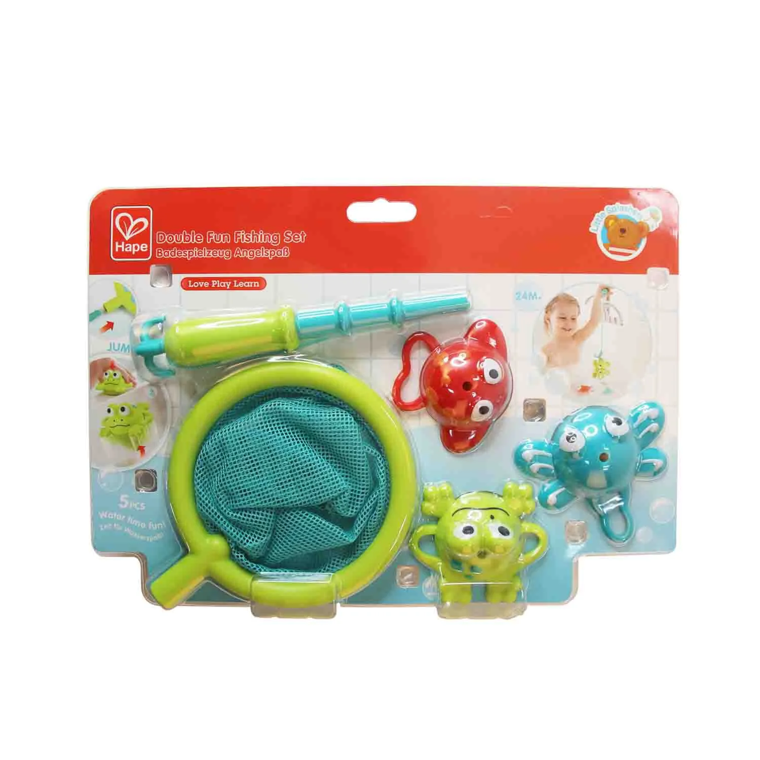 Hape - Set de pescuit dublu distractiv foto
