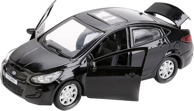 Автомодель по инерции Technopark Hyundai Solaris (черный, 1:32)