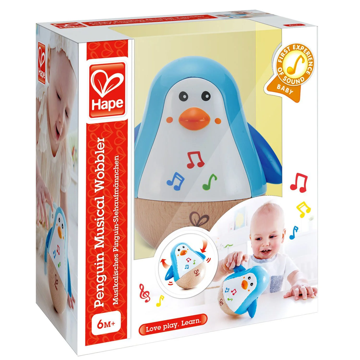 Penguin muzical Hape Wobbler foto