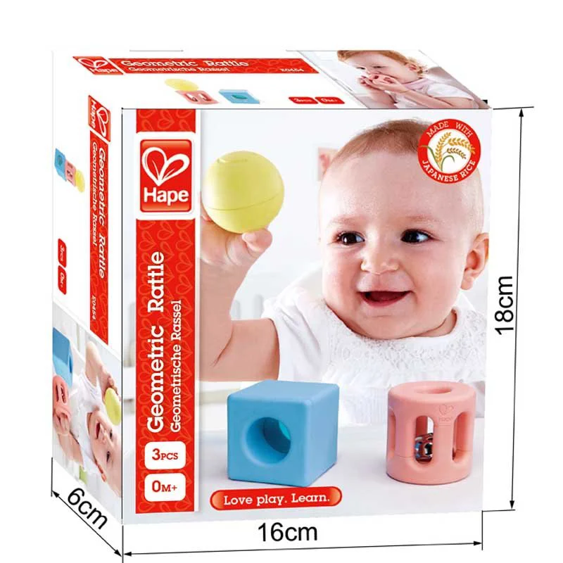 Геометрические погремушки Hape