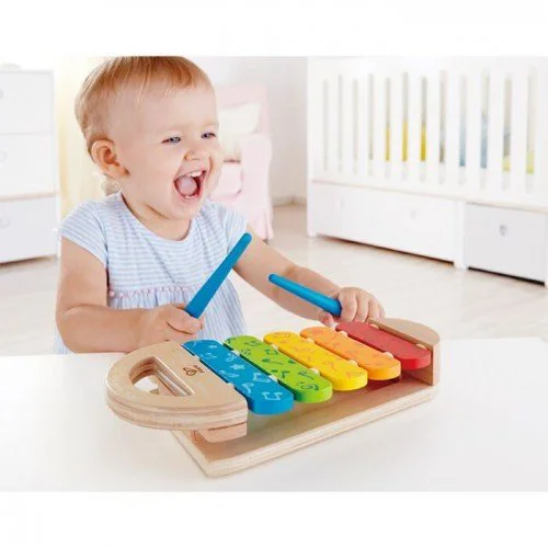 Деревянная игрушка Hape Радужный ксилофон