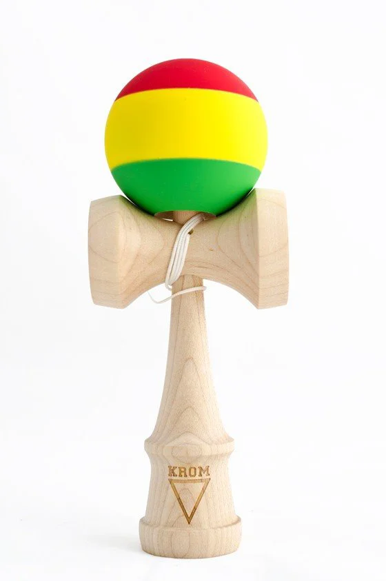 Кендама Noriel Krom Rasta Premium Maple-Rubber foto