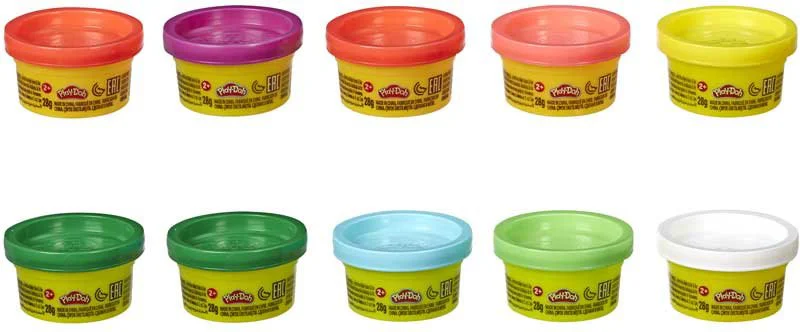Набор для лепки Holiday Pack Hasbro Play-Doh, 10 коробок foto