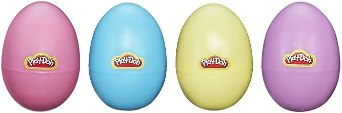 Набор пластилина Пасхальные яйца кролика Hasbro Play-Doh, 4 шт.
