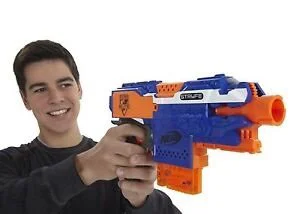 Arma de jucarie Blaster Elite Stryfe Nerf Hasbro, albastru foto