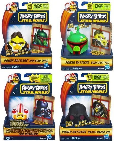 Jucarie cu inertie Angry Birds seria Star Wars Hasbro, sortiment foto