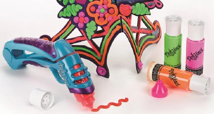 Set pasta decor DohVinci Hasbro Play-Doh, 4 cutii, sortiment foto