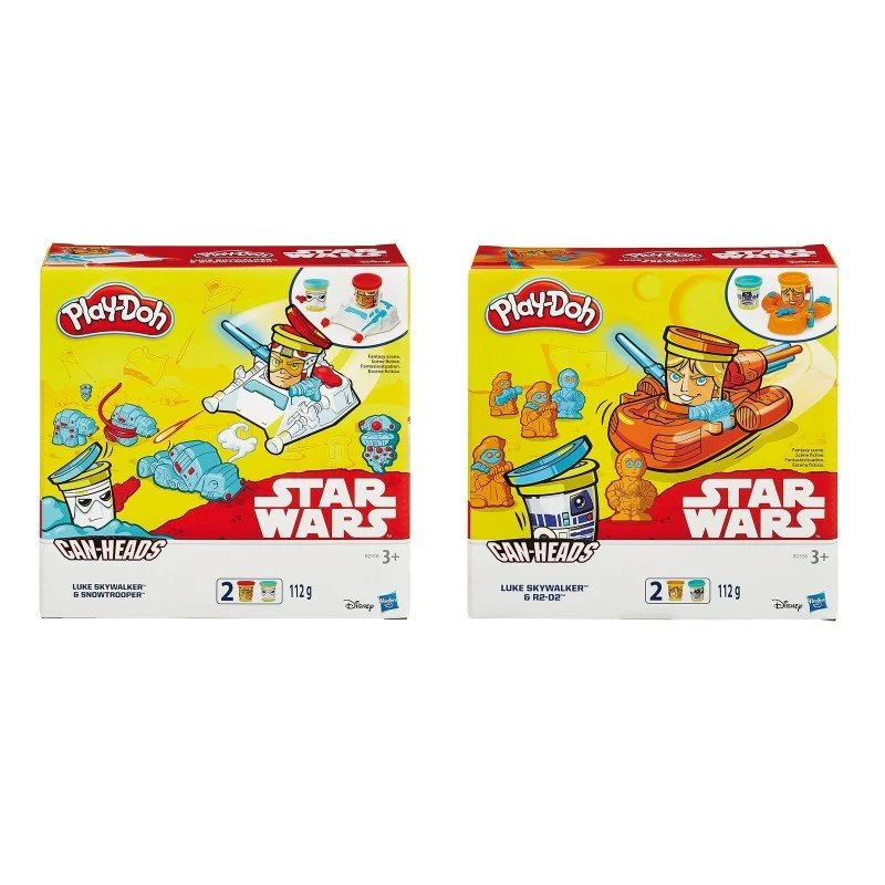 Набор пластилина Star Wars Hasbro Play-Doh, 2 коробок и аксессуары, ассортимент foto