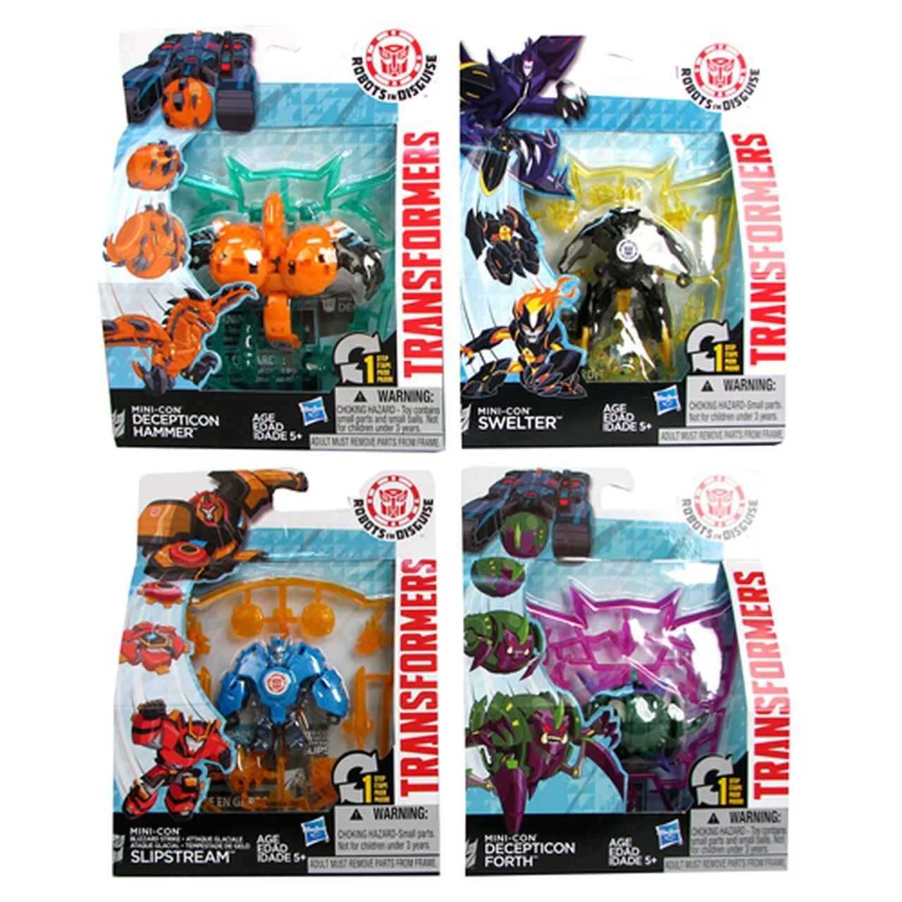 Набор фигурок и аксессуаров Transformers Rid Minicon Hasbro, ассортимент