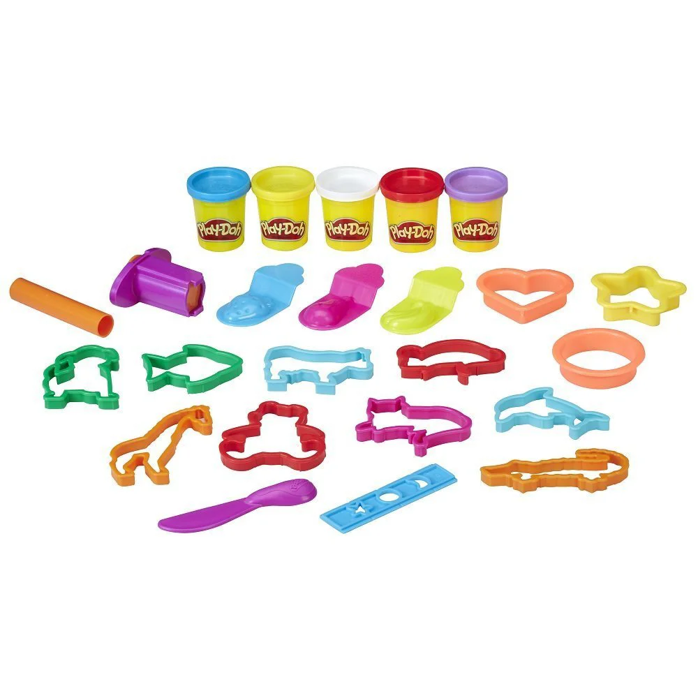 Set plastilina Fun Tub Hasbro Play-Doh, 5 cutii si accesorii foto