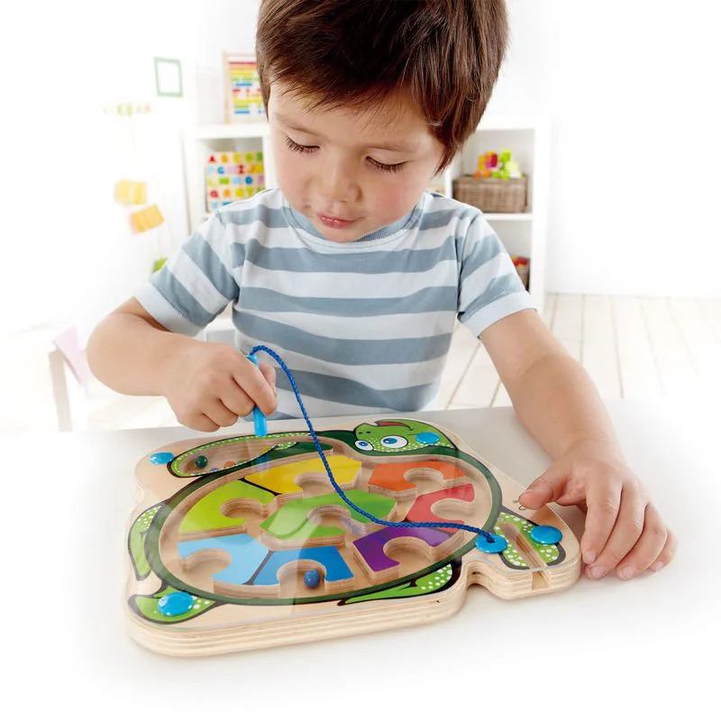 Деревянная игрушка Hape Лабиринт, Черепаха foto