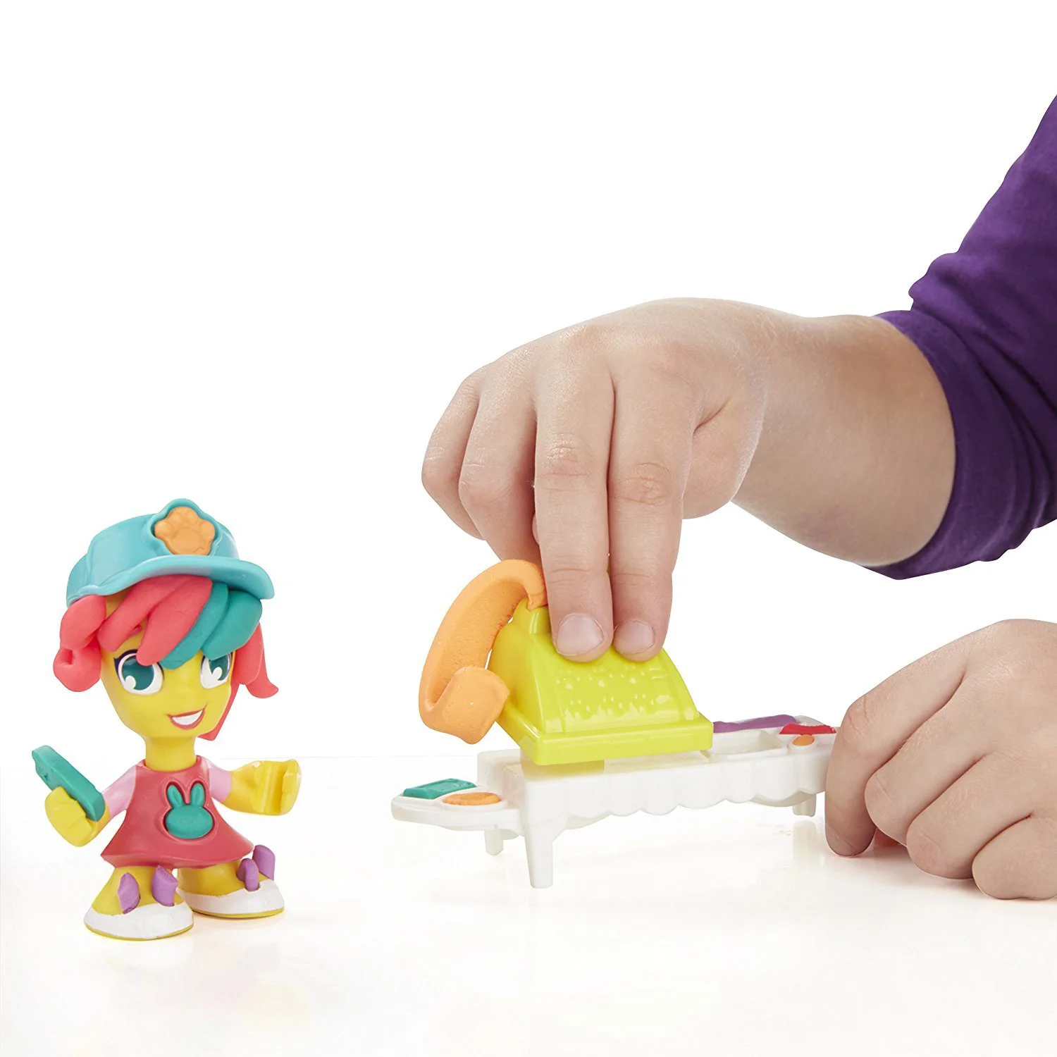 Set plastilina Magazinul de animalute Hasbro Play-Doh Town, 4 cutii si accesorii foto