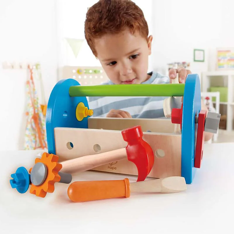 Set de joaca din lemn Hape Cutie cu instrumente foto