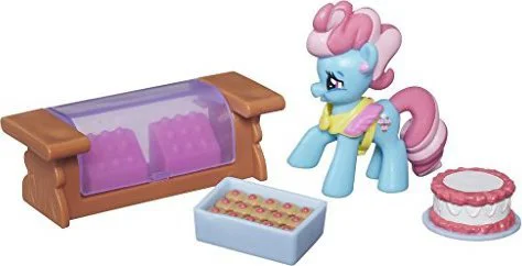 Set de figurine si accesorii Ponei de colectie My Little Pony Hasbro, 6 cm, sortiment