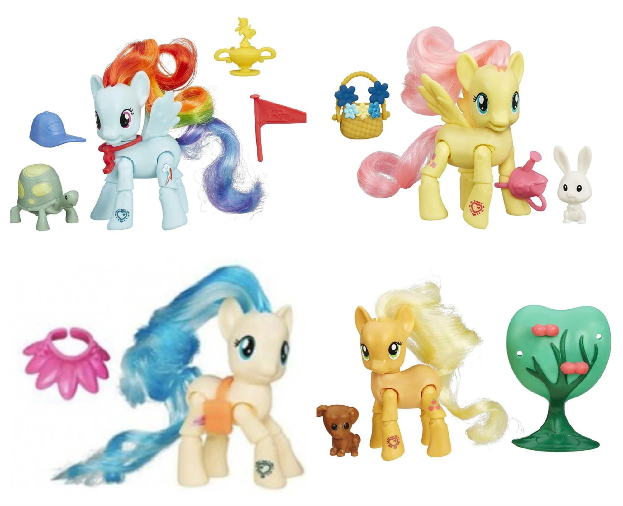 Set figurina articulata si accesorii Equestria Action My Little Pony Hasbro, sortiment