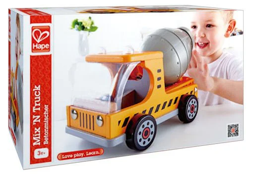 Деревянная машина Hape Бетономешалка