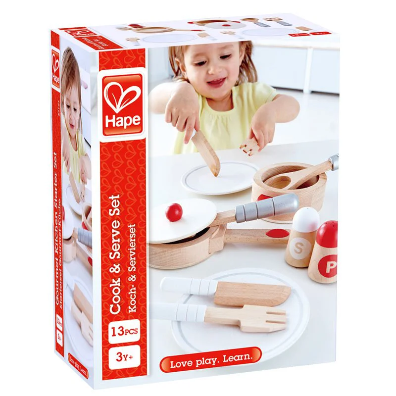 Set de jucarie Hape Tacamuri de gatit si servit foto