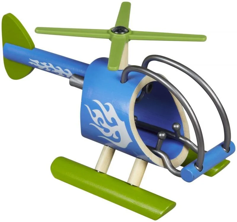 Elicopter din lemn Hape E-Copter foto