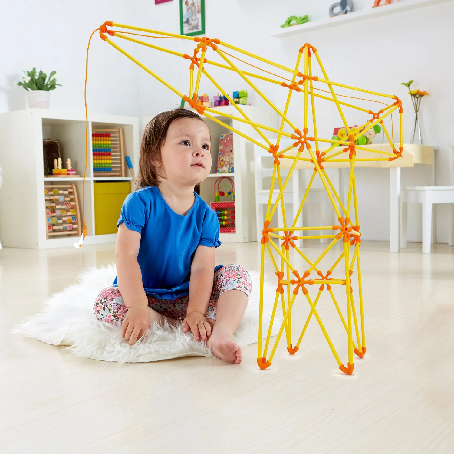 Constructor din bambus Hape Macara foto